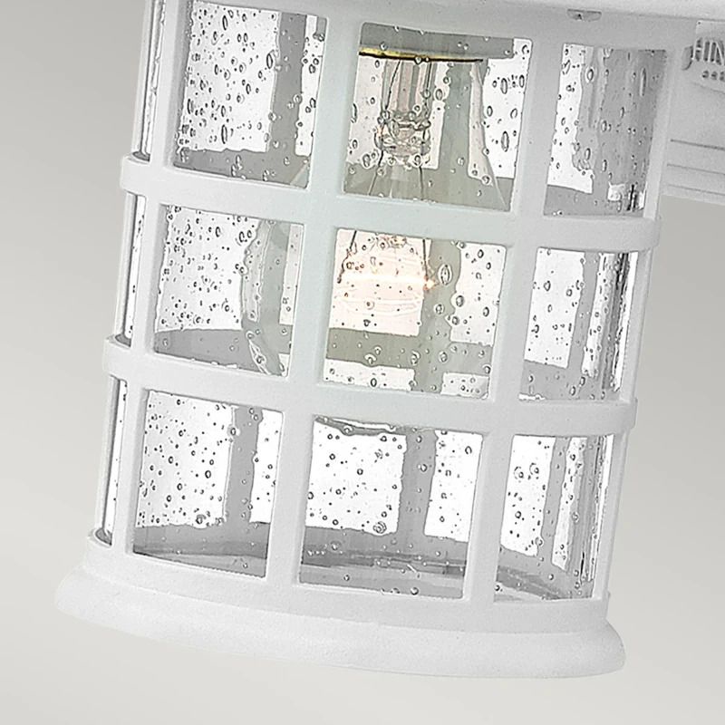 Hinkley LED Wand Buitenlamp Freeport | 1X E27 Max 40W | IP44 | Dimbaar | Textured White