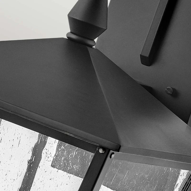 Hinkley LED Wand Buitenlamp Huntersfield | 3X E14 Max 40W | IP44 | Dimbaar | Black
