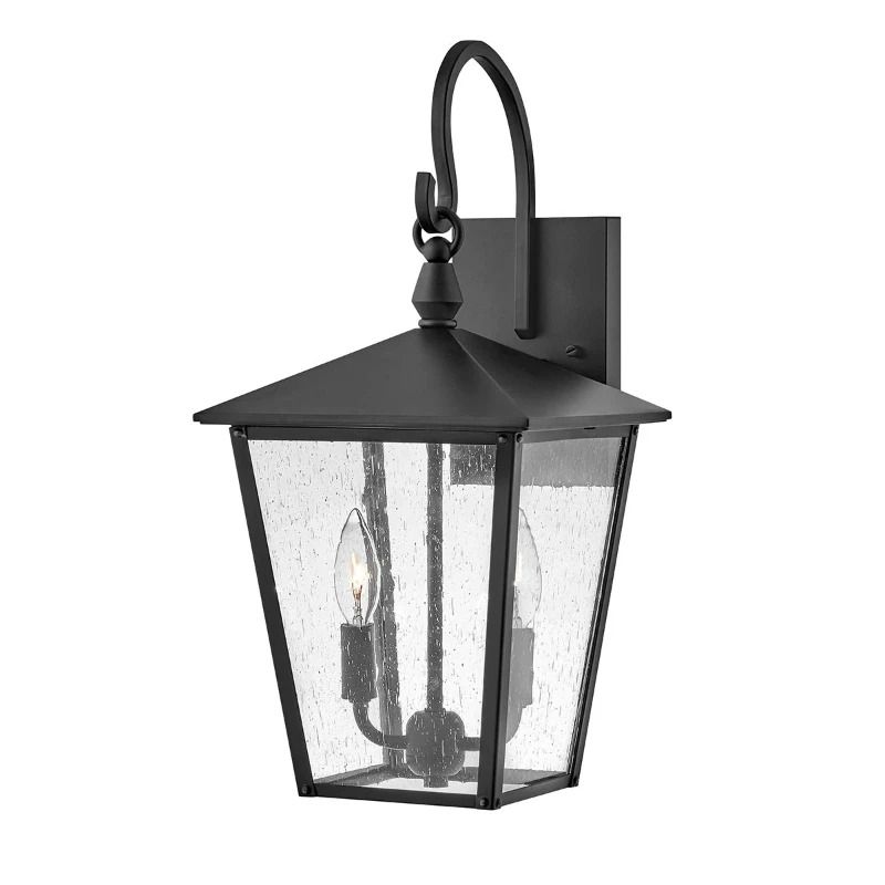 Hinkley LED Wand Buitenlamp Huntersfield | 2X E14 Max 40W | IP44 | Dimbaar | Black