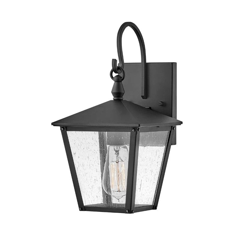 Hinkley LED Wand Buitenlamp Huntersfield | 1X E27 Max 60W | IP44 | Dimbaar | Black