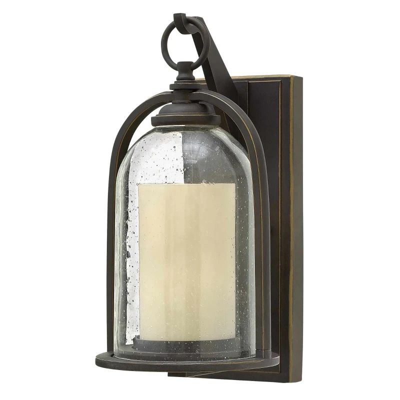 Hinkley LED Wand Buitenlamp Quincy | 1X E27 Max 60W | IP44 | Dimbaar | Oil Rubbed Bronze