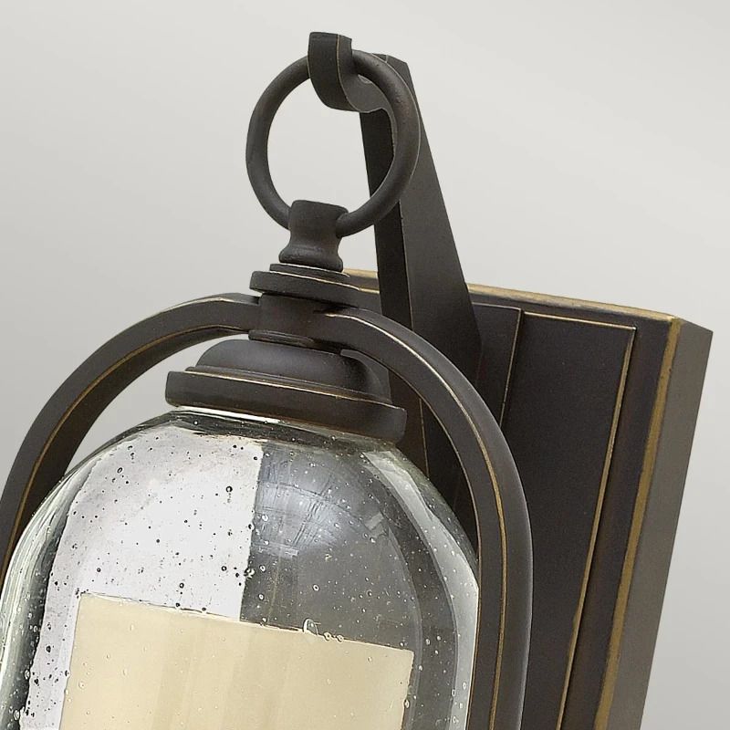 Hinkley LED Wand Buitenlamp Quincy | 1X E27 Max 60W | IP44 | Dimbaar | Oil Rubbed Bronze