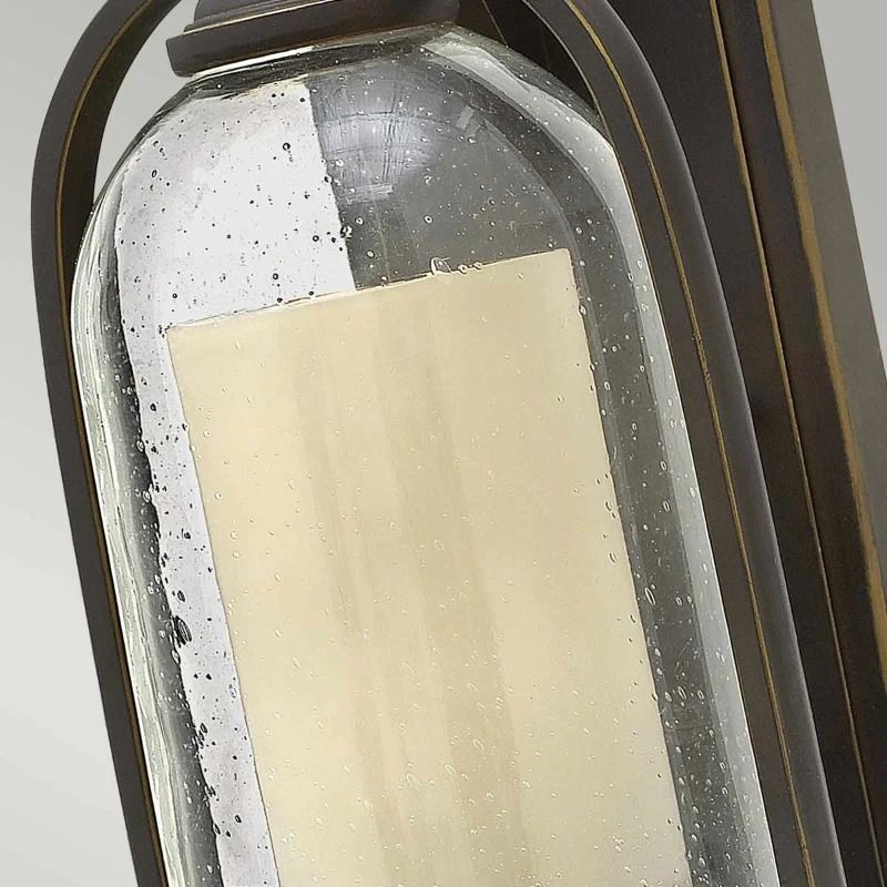 Hinkley LED Wand Buitenlamp Quincy | 1X E27 Max 60W | IP44 | Dimbaar | Oil Rubbed Bronze