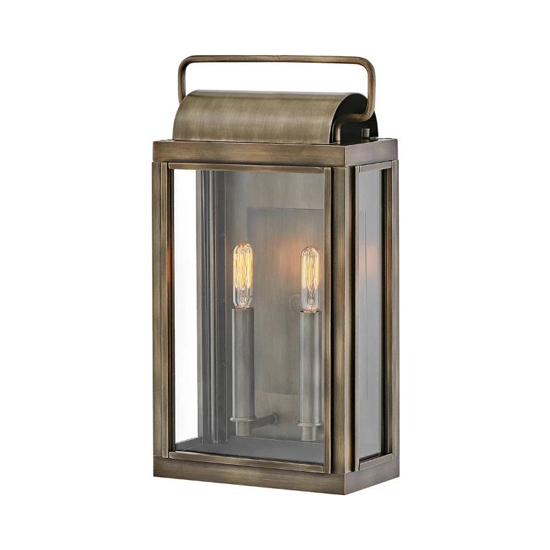 Hinkley LED Wand Buitenlamp Sag Harbor | 2X E14 Max 40W | IP44 | Dimbaar | Painted Burnished Bronze