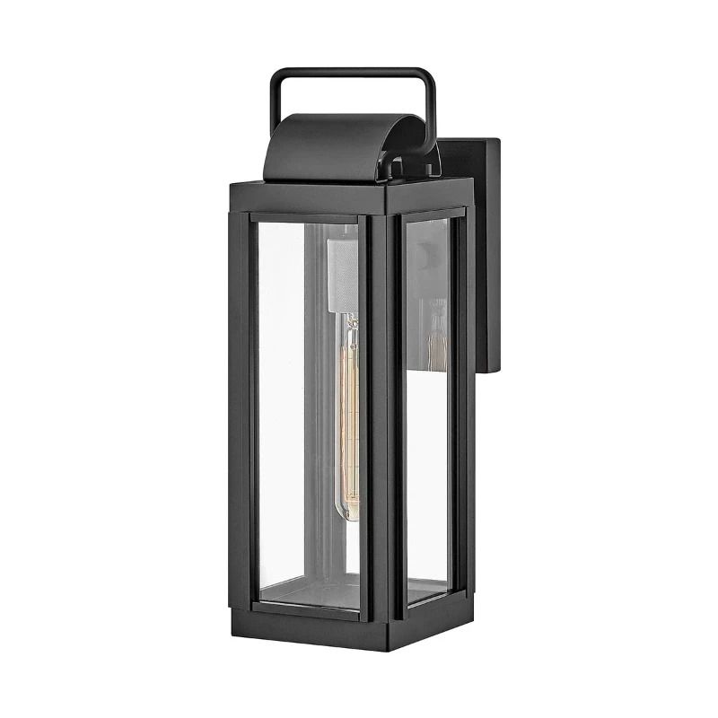 Hinkley LED Wand Buitenlamp Sag Harbor | 1X E27 Max 60W | IP44 | Dimbaar | Black