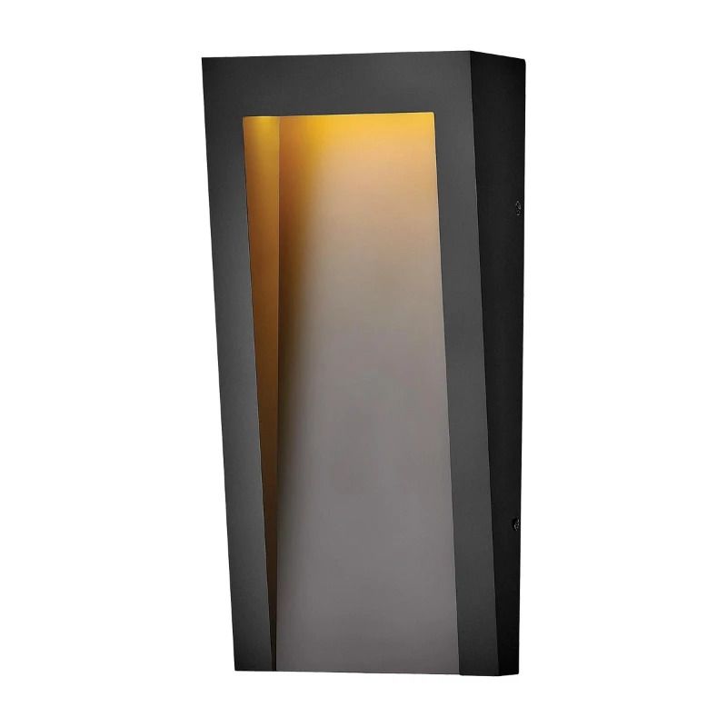 Hinkley LED Wand Buitenlamp Taper | 8W 3000K 650Lm 830 | IP44 | Dimbaar | Textured Black