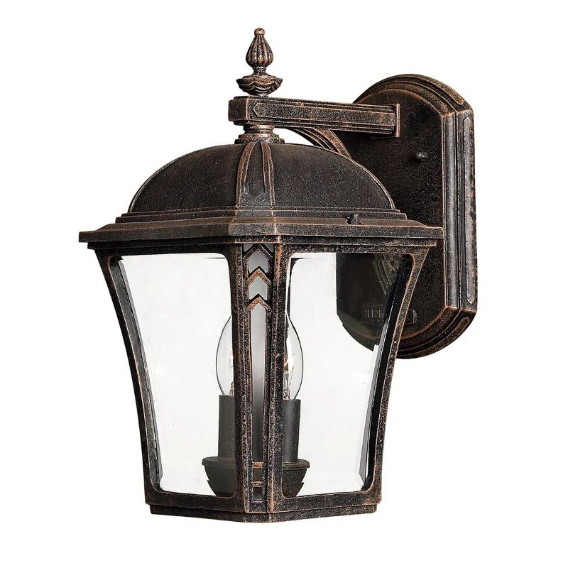 Hinkley LED Wand Buitenlamp Wabash | 2X E14 Max 40W | IP44 | Dimbaar | Mocha