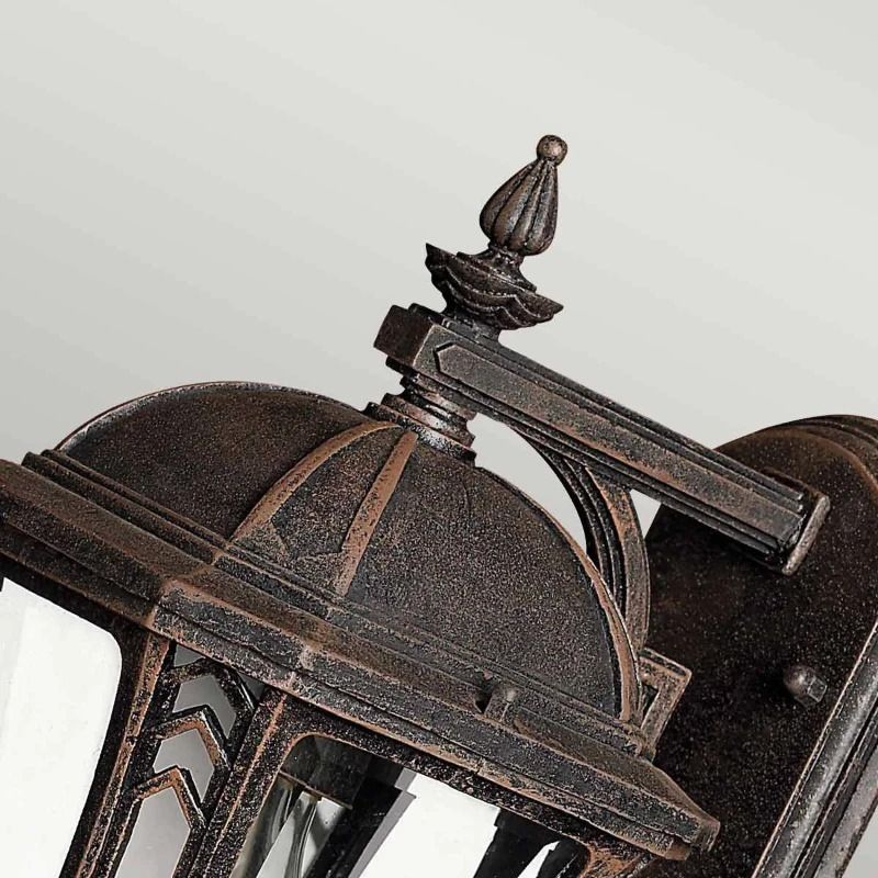 Hinkley LED Wand Buitenlamp Wabash | 1X E27 Max 60W | IP44 | Dimbaar | Mocha
