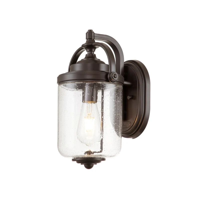 Hinkley LED Wand Buitenlamp Willoughby | 1X E27 Max 60W | IP44 | Dimbaar | Oil Rubbed Bronze