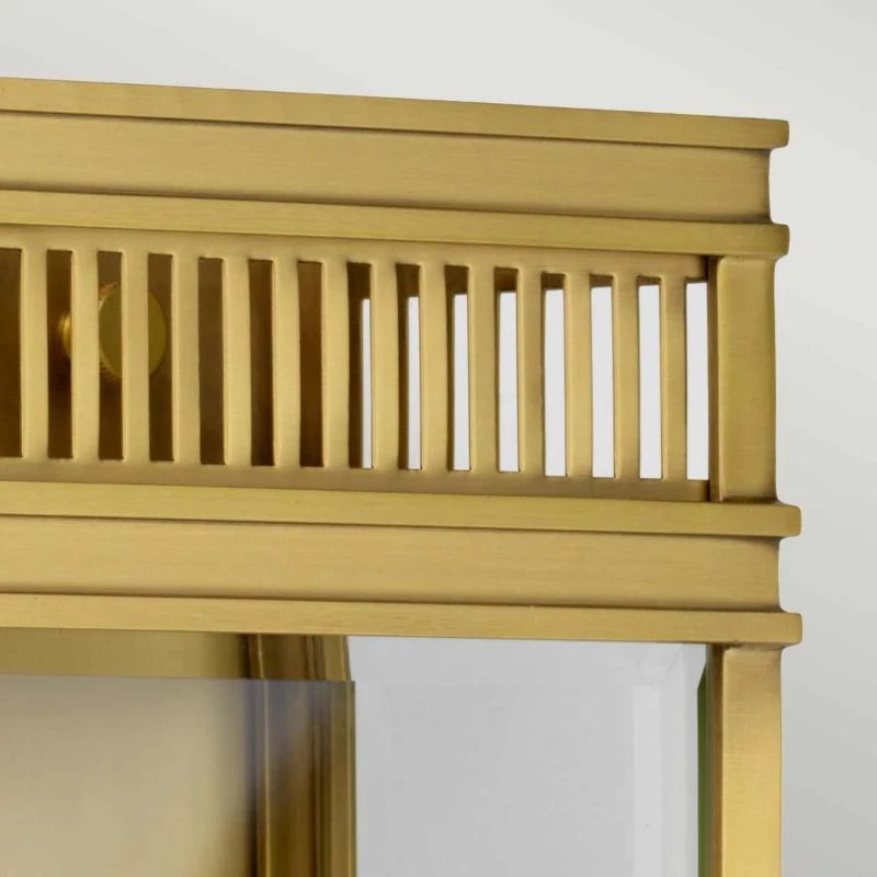 Elstead Lighting LED Buitenlamp Holborn | 2X E14 Max 40W | IP44 | Dimbaar | Brushed Brass