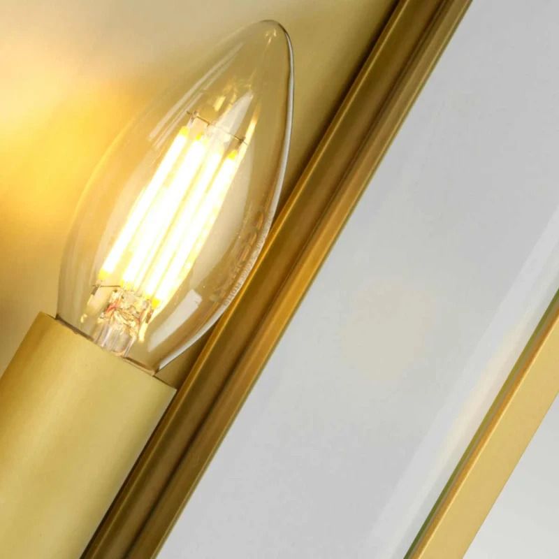 Elstead Lighting LED Buitenlamp Holborn | 2X E14 Max 40W | IP44 | Dimbaar | Brushed Brass