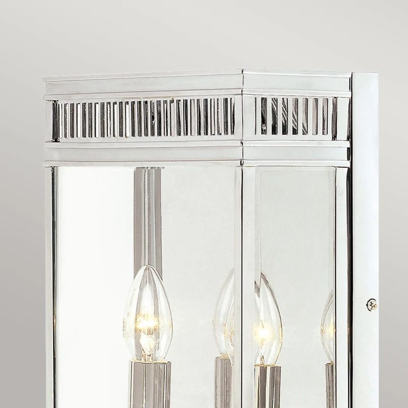 Elstead Lighting LED Buitenlamp Holborn | 2X E14 Max 40W | IP44 | Dimbaar | Polished Chrome