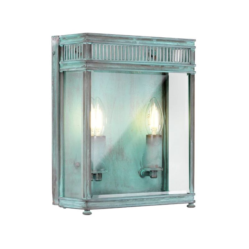 Elstead Lighting LED Buitenlamp Holborn | 2X E14 Max 40W | IP44 | Dimbaar | Verdigris
