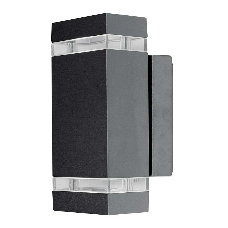 Elstead Lighting LED Wand Buitenlamp Jannik | 3.8W 3000K 830 | IP44 | Graphite