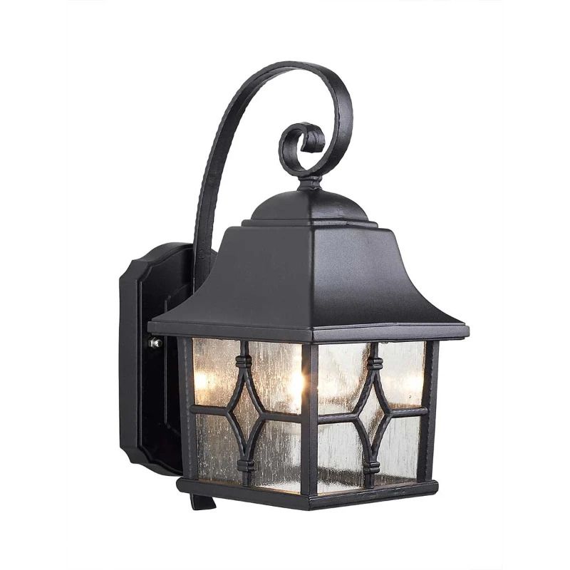 Elstead Lighting LED Wand Buitenlamp Kent | 1X E27 Max 60W | IP44 | Dimbaar | Black
