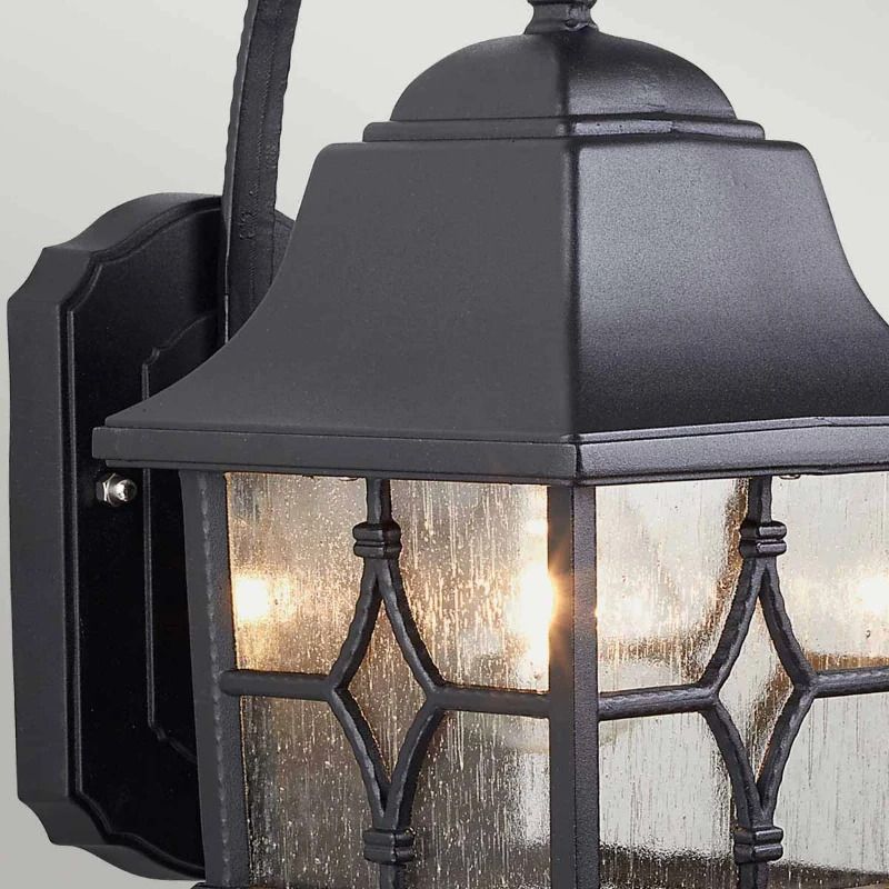 Elstead Lighting LED Wand Buitenlamp Kent | 1X E27 Max 60W | IP44 | Dimbaar | Black