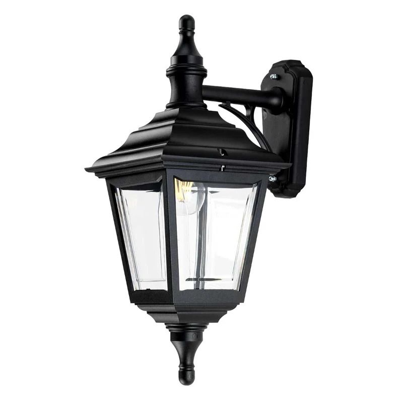 Elstead Lighting LED Wand Buitenlamp Kerry | 1X E27 Max 60W | IP44 | Dimbaar | Black