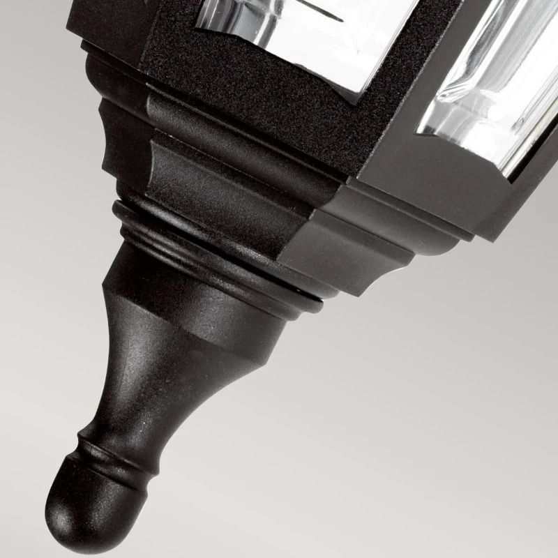 Elstead Lighting LED Wand Buitenlamp Kinsale | 1X E27 Max 60W | IP44 | Dimbaar | Black