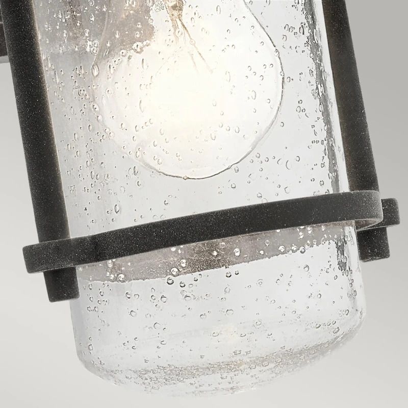 Kichler LED Wand Buitenlamp Riverwood | 1X E27 Max 60W | IP44 | Dimbaar | Weathered Zinc