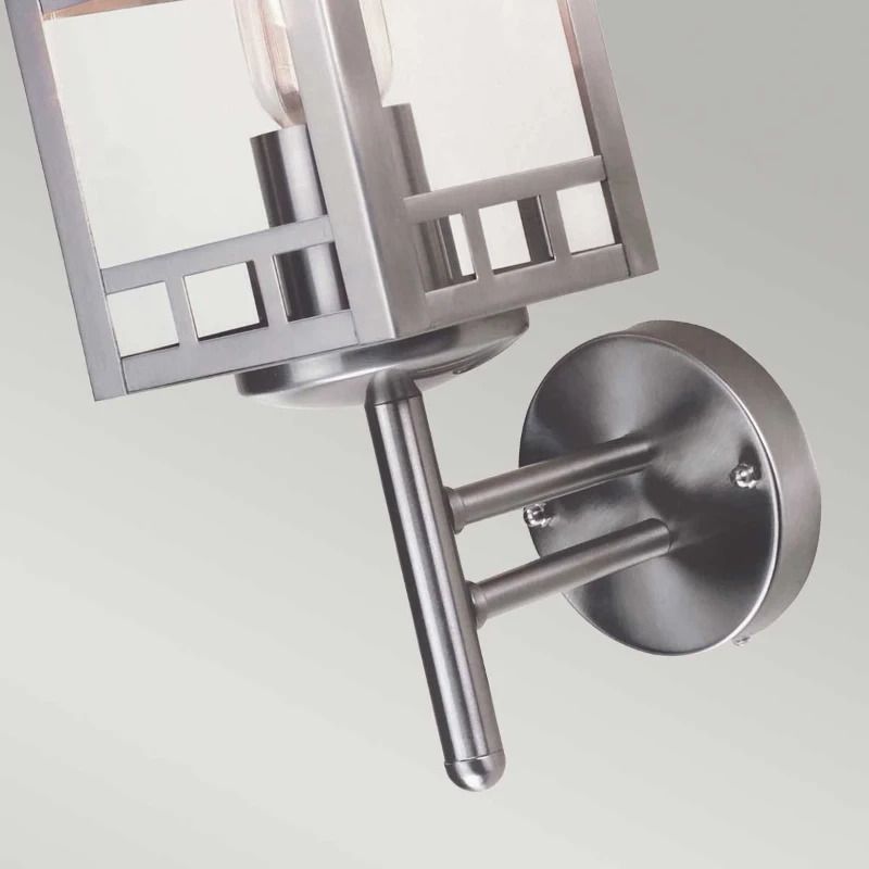 Elstead Lighting LED Wand Buitenlamp Kolne | 1X E27 Max 60W | IP44 | Dimbaar | Stainless Steel