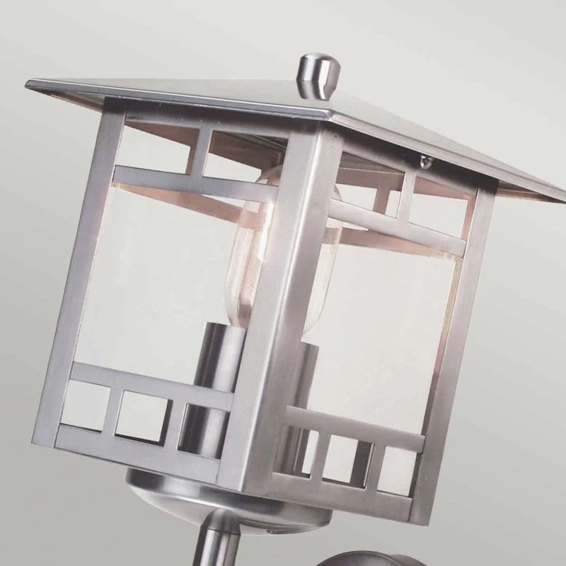 Elstead Lighting LED Wand Buitenlamp Kolne | 1X E27 Max 60W | IP44 | Dimbaar | Stainless Steel
