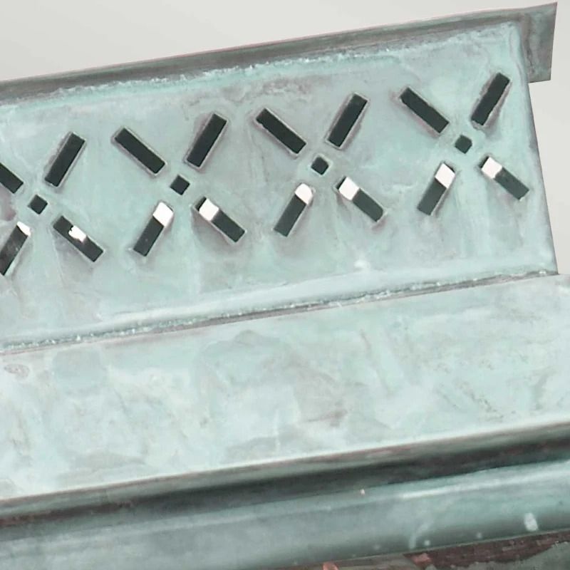 Elstead Lighting LED Wand Buitenlamp Lambeth Palace | 1X E27 Max 60W | IP44 | Dimbaar | Verdigris