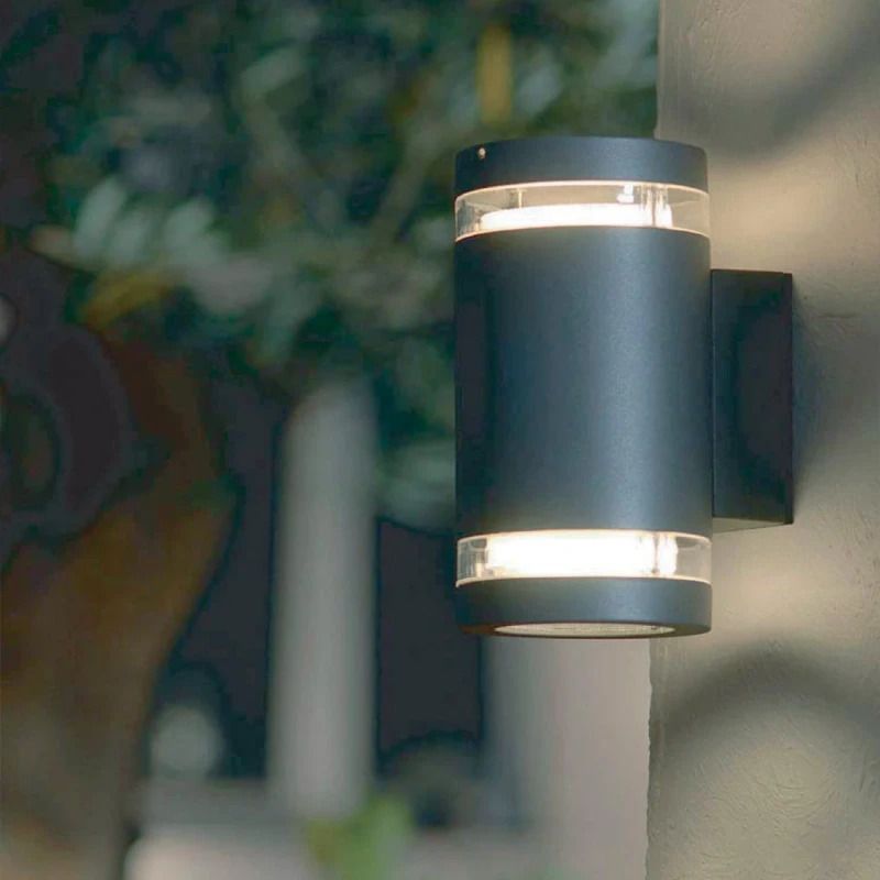 Elstead Lighting LED Wand Buitenlamp Magnus | 5.7W 3000K 830 | IP44 | Dimbaar | Graphite