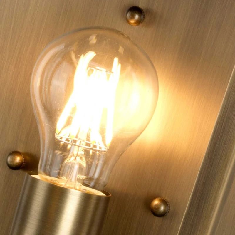 Elstead Lighting LED Wand Buitenlamp Mansion House | 1X E27 Max 60W | IP44 | Dimbaar | Aged Brass