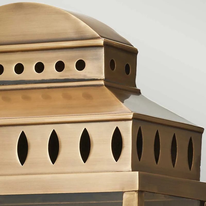 Elstead Lighting LED Wand Buitenlamp Mansion House | 2X E27 Max 60W | IP44 | Dimbaar | Aged Brass