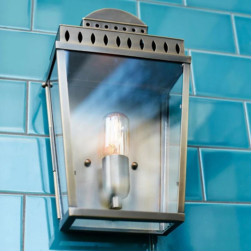 Elstead Lighting LED Wand Buitenlamp Mansion House | 1X E27 Max 60W | IP44 | Dimbaar | Polished Nickel
