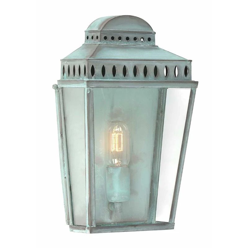 Elstead Lighting LED Wand Buitenlamp Mansion House | 1X E27 Max 60W | IP44 | Dimbaar | Verdigris