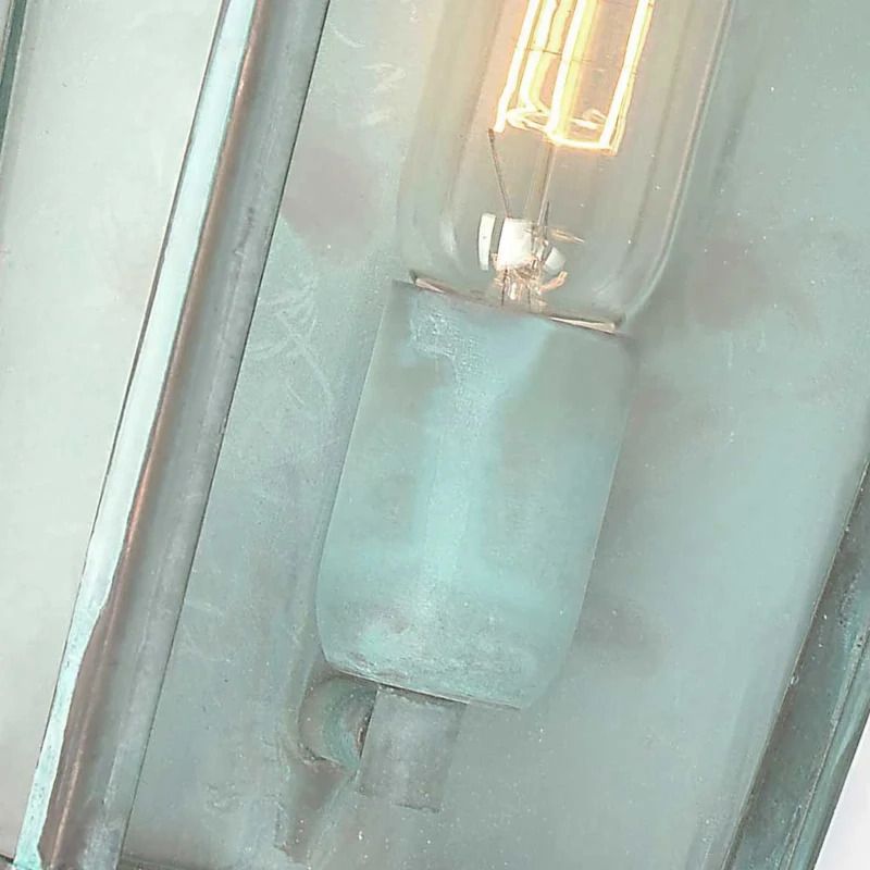 Elstead Lighting LED Wand Buitenlamp Mansion House | 1X E27 Max 60W | IP44 | Dimbaar | Verdigris