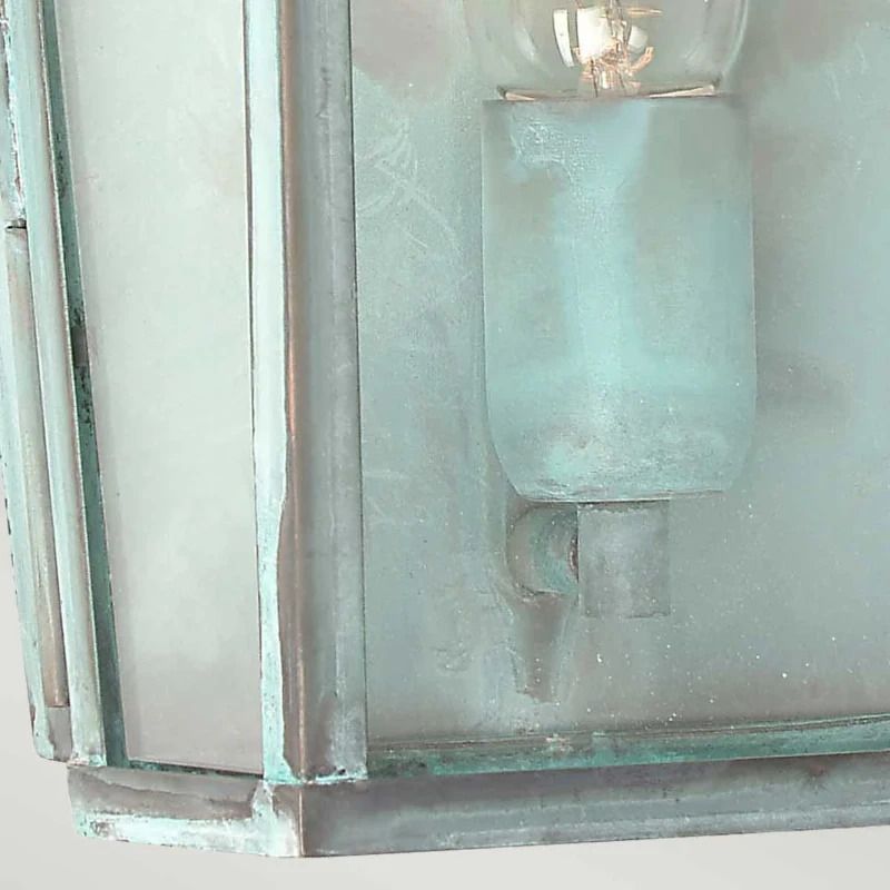Elstead Lighting LED Wand Buitenlamp Mansion House | 1X E27 Max 60W | IP44 | Dimbaar | Verdigris