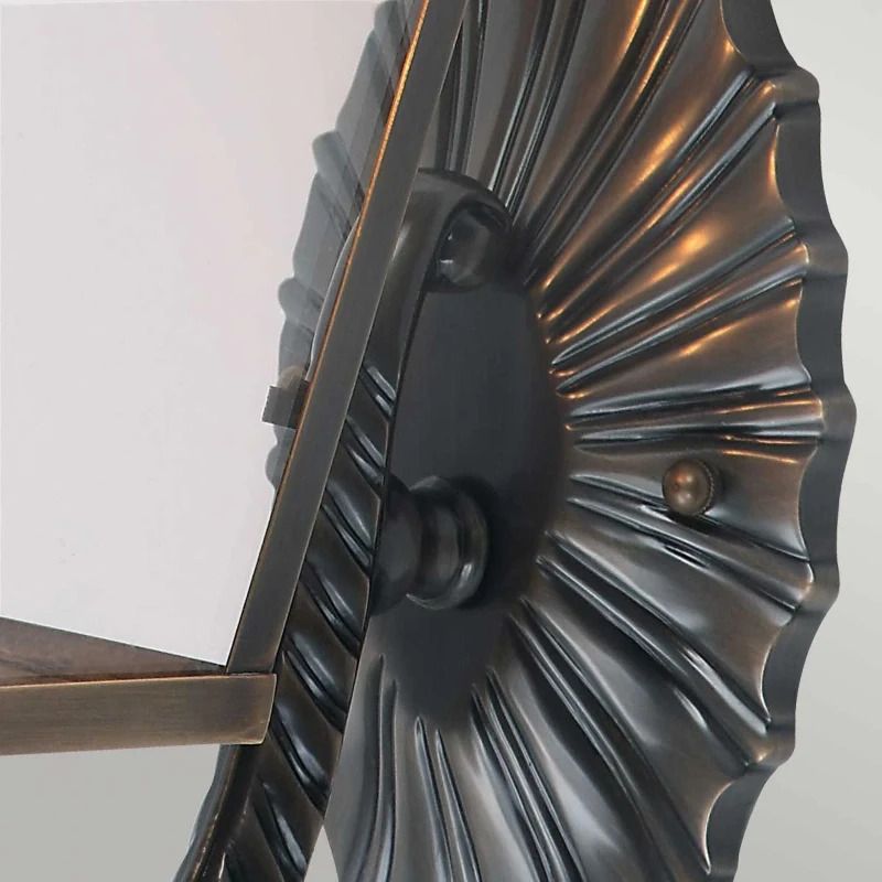 Elstead Lighting LED Wand Buitenlamp Mansion House | 3X E14 Max 60W | IP44 | Dimbaar | Aged Brass