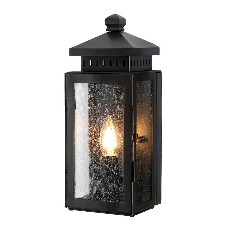 Elstead Lighting LED Wand Buitenlamp Matlock | 1X E14 Max 60W | IP44 | Dimbaar | Old Bronze