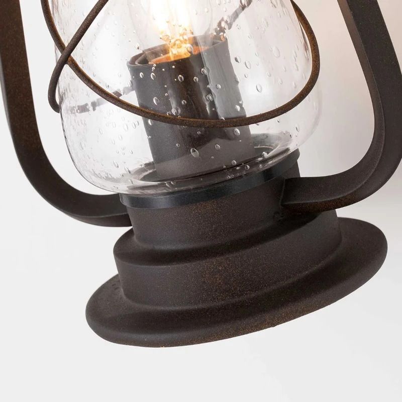 Elstead Lighting LED Wand Buitenlamp Miners | 1X E27 Max 60W | IP44 | Dimbaar | Old Bronze