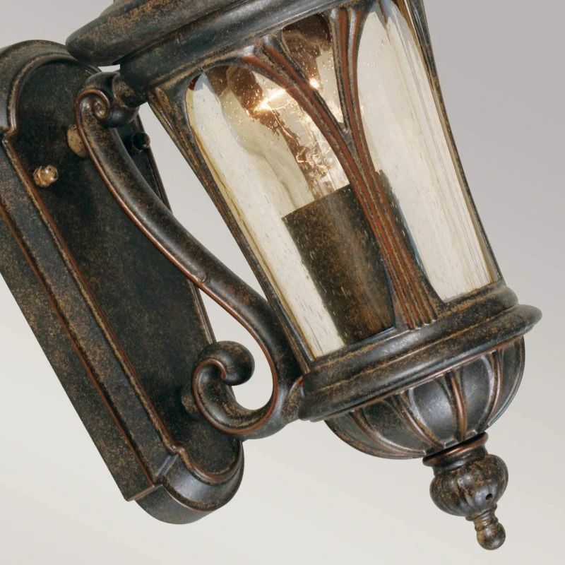 Elstead Lighting LED Wand Buitenlamp New England | 1X E27 Max 60W | IP44 | Dimbaar | Weathered Bronze