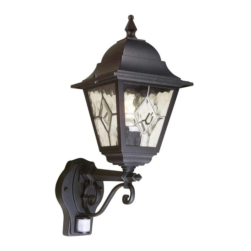 Elstead Lighting LED Wand Buitenlamp Norfolk | 1X E27 Max 60W | IP44 | Dimbaar | Black