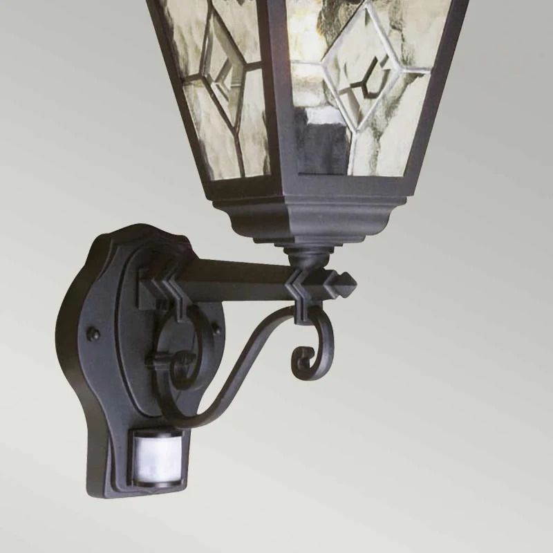 Elstead Lighting LED Wand Buitenlamp Norfolk | 1X E27 Max 60W | IP44 | Dimbaar | Black