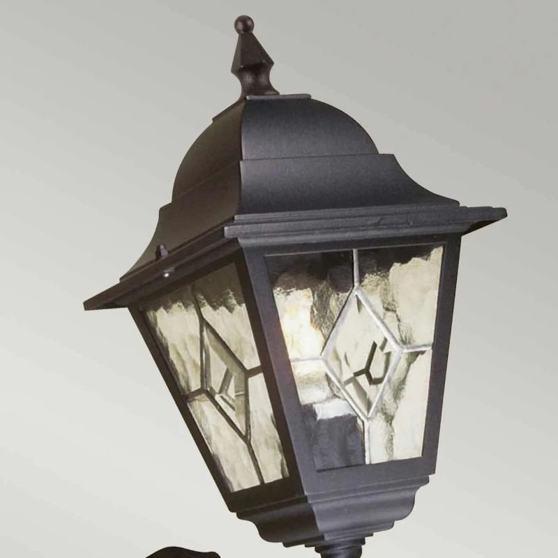 Elstead Lighting LED Wand Buitenlamp Norfolk | 1X E27 Max 60W | IP44 | Dimbaar | Black