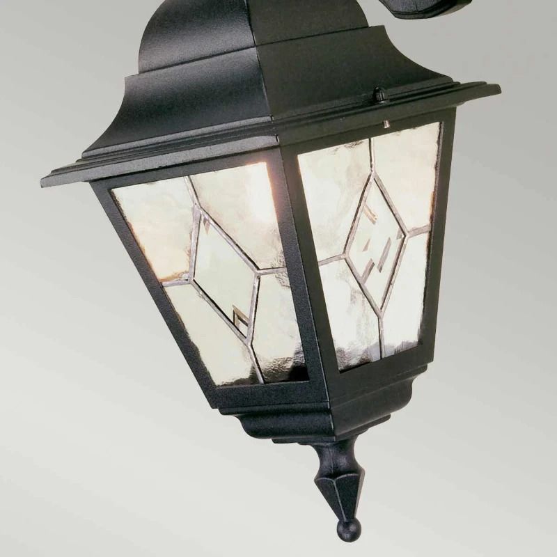 Elstead Lighting LED Wand Buitenlamp Norfolk | 1X E27 Max 60W | IP44 | Dimbaar | Black