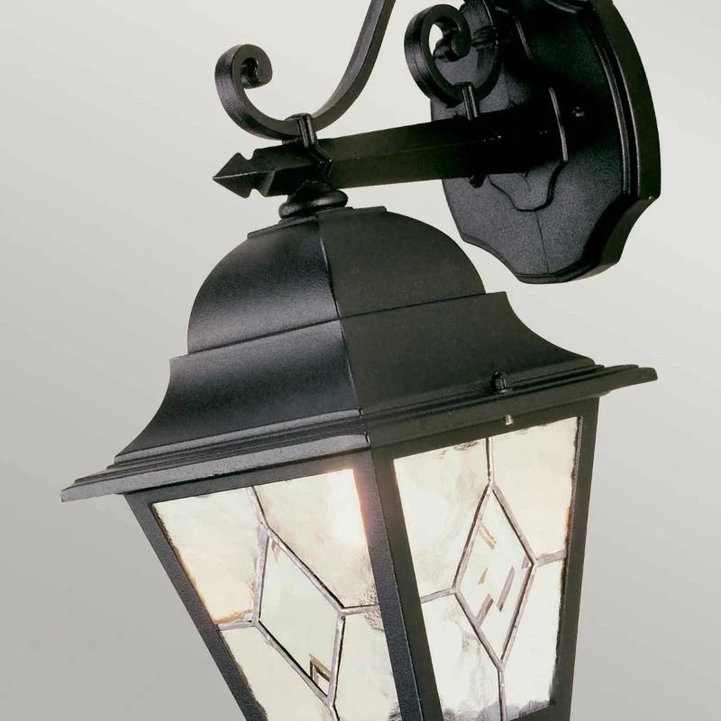 Elstead Lighting LED Wand Buitenlamp Norfolk | 1X E27 Max 60W | IP44 | Dimbaar | Black