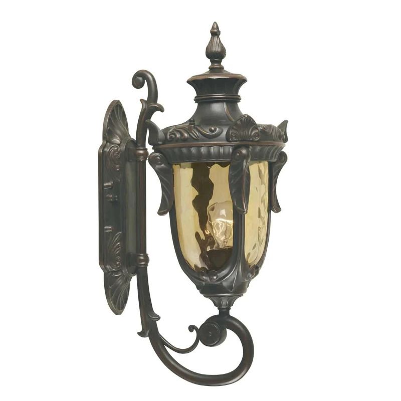 Elstead Lighting LED Wand Buitenlamp Philadelphia | 1X E27 Max 60W | IP44 | Dimbaar | Old Bronze
