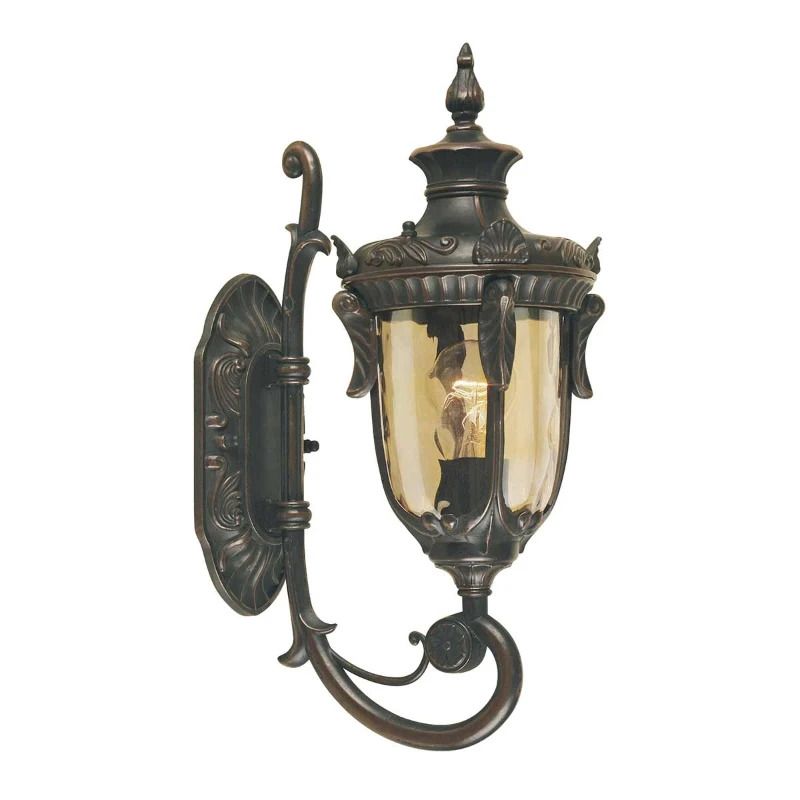 Elstead Lighting LED Wand Buitenlamp Philadelphia | 1X E27 Max 60W | IP44 | Dimbaar | Old Bronze