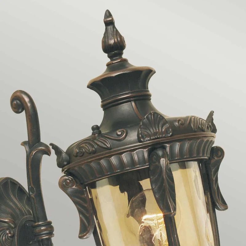 Elstead Lighting LED Wand Buitenlamp Philadelphia | 1X E27 Max 60W | IP44 | Dimbaar | Old Bronze