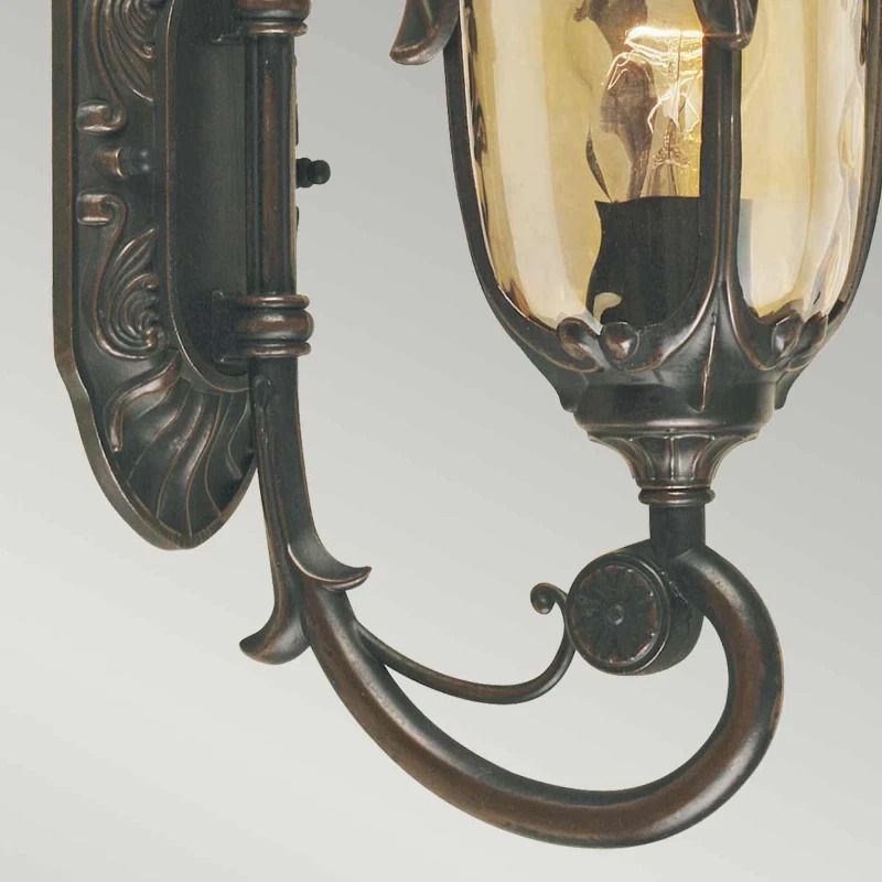 Elstead Lighting LED Wand Buitenlamp Philadelphia | 1X E27 Max 60W | IP44 | Dimbaar | Old Bronze