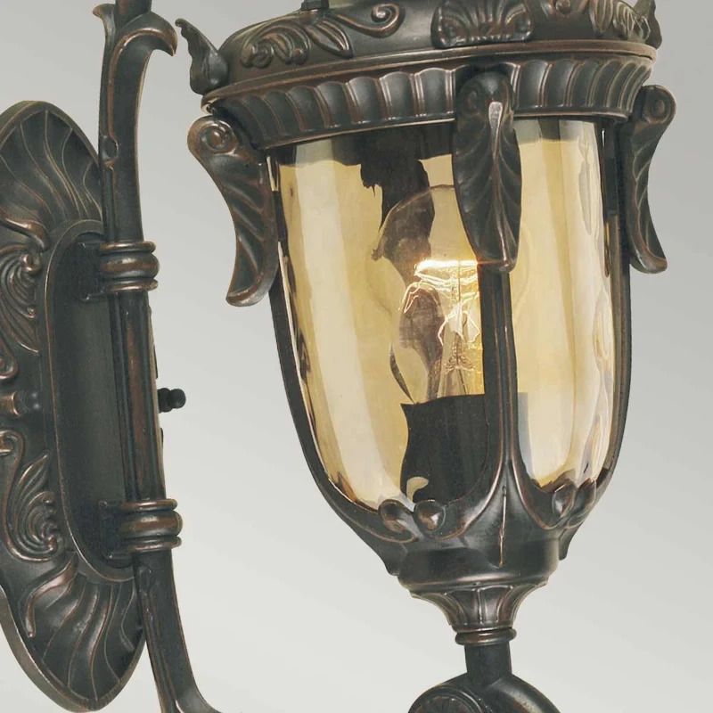 Elstead Lighting LED Wand Buitenlamp Philadelphia | 1X E27 Max 60W | IP44 | Dimbaar | Old Bronze