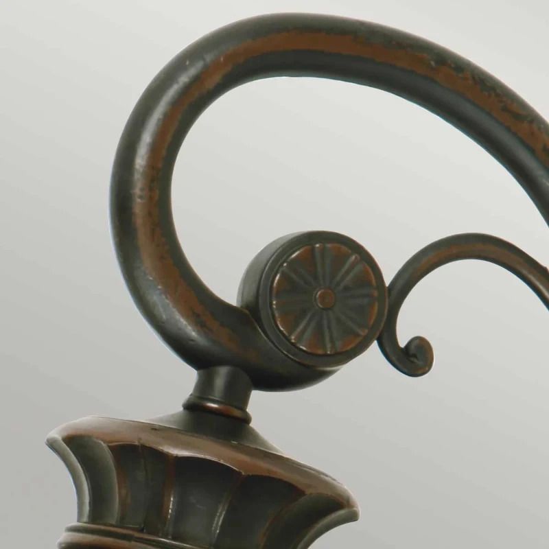 Elstead Lighting LED Wand Buitenlamp Philadelphia | 3X E14 Max 60W | IP44 | Dimbaar | Old Bronze