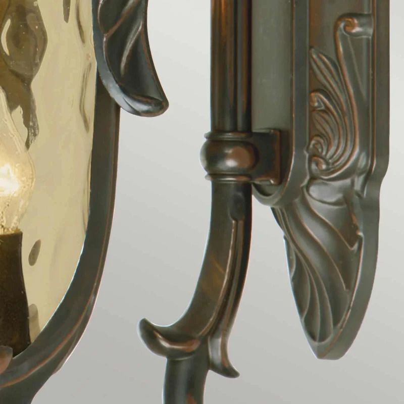Elstead Lighting LED Wand Buitenlamp Philadelphia | 3X E14 Max 60W | IP44 | Dimbaar | Old Bronze