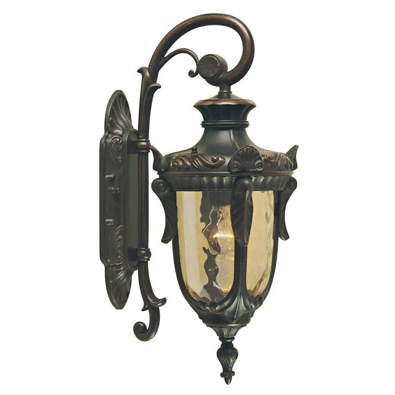 Elstead Lighting LED Wand Buitenlamp Philadelphia | 1X E27 Max 60W | IP44 | Dimbaar | Old Bronze
